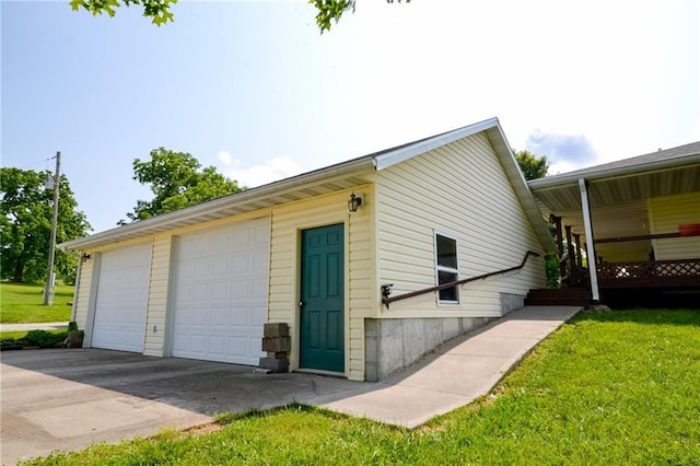22920 Feaster Branch Rd, Warsaw, MO 64355 - view of detached garage