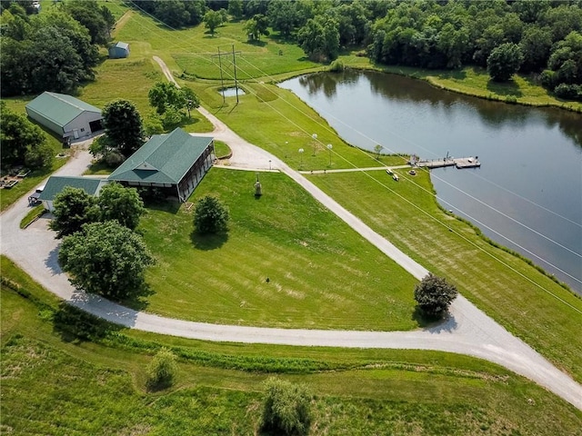 22920 Feaster Branch Rd, Warsaw, MO 64355 - bird's eye view of a nearby body of water