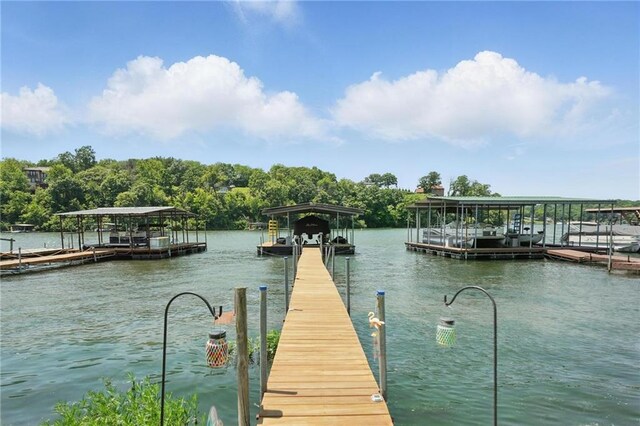 9 P St, Lees Summit, MO 64086 - dock area featuring a water view