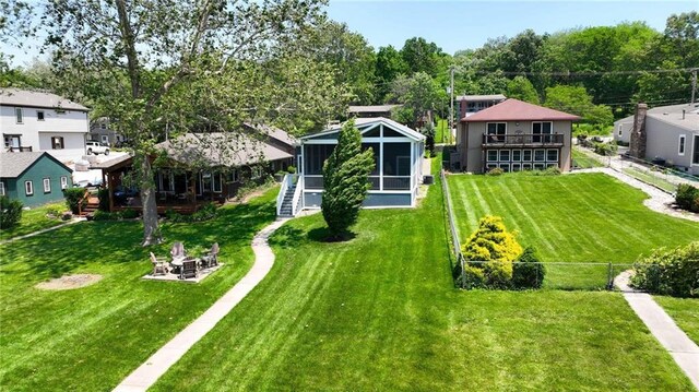 9 P St, Lees Summit, MO 64086 - aerial view of residential area