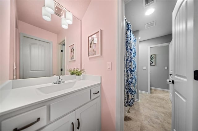 16600 Eby St, Overland Park, KS 66085 - full bath featuring vanity and a shower with shower curtain