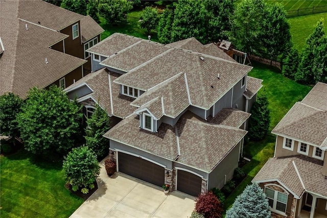 16600 Eby St, Overland Park, KS 66085 - view from above of property