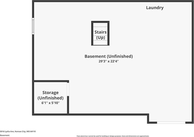 5016 Lydia Ave, Kansas City, MO 64110 - view of property floor plan
