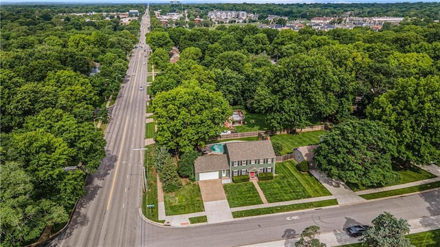9412 Delmar St, Prairie Village, KS 66207 - bird's eye view of a major roadway