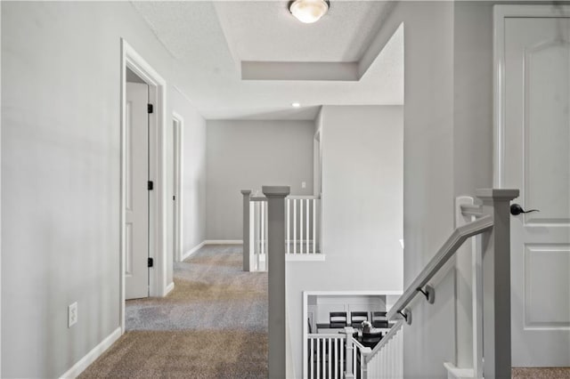 17940 W 158th Ct, Olathe, KS 66062 - hall with an upstairs landing and carpet