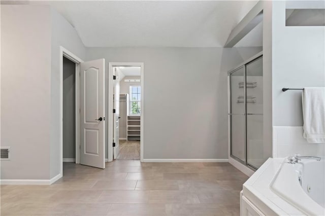 17940 W 158th Ct, Olathe, KS 66062 - full bath with a stall shower and a tub with jets
