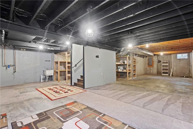 17940 W 158th Ct, Olathe, KS 66062 - basement with stairs and electric panel