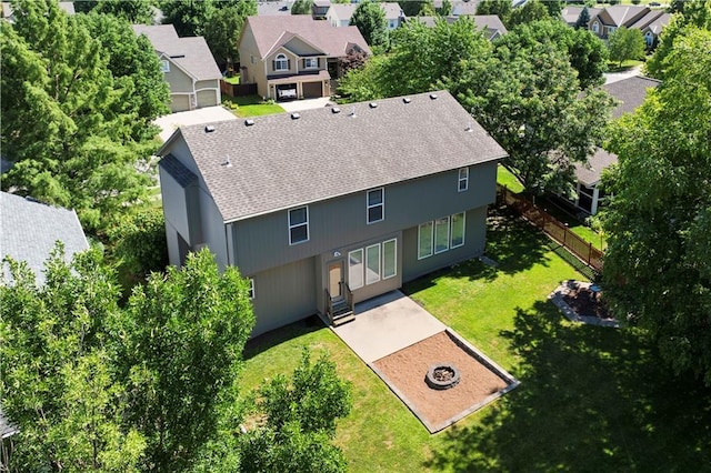 17940 W 158th Ct, Olathe, KS 66062 - aerial perspective of suburban area