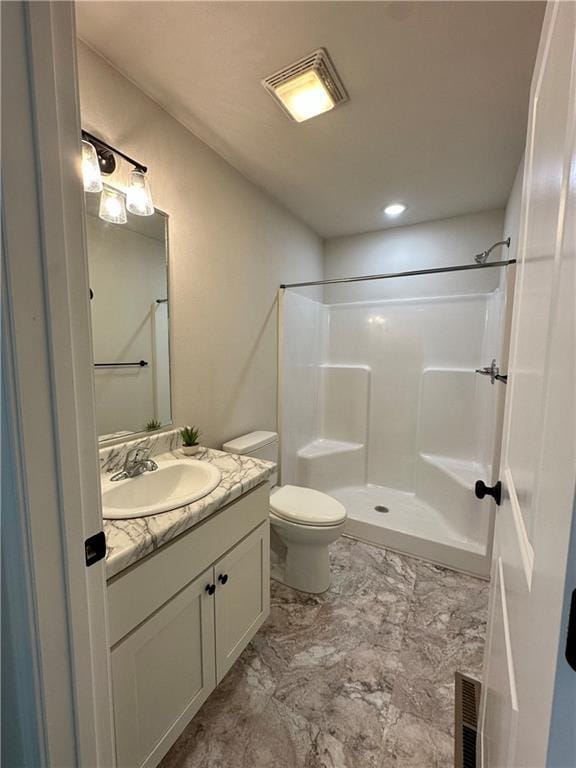822 Carolina St, Neodesha, KS 66757 - bathroom with vanity and a shower