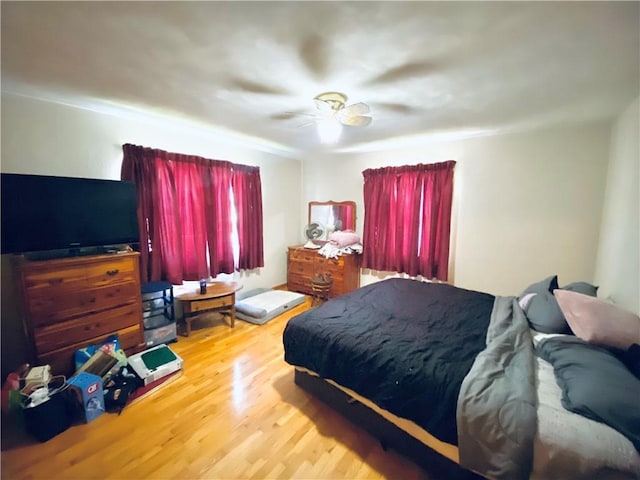 311 SW 12th Ter, Concordia, MO 64020 - bedroom featuring wood finished floors and ceiling fan