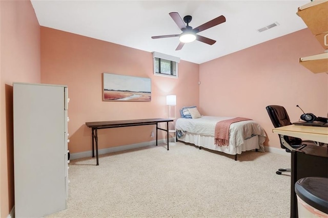 10181 S Shadow Cir, Olathe, KS 66061 - bedroom featuring carpet flooring and a ceiling fan