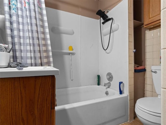 2605 S 15th St, Saint Joseph, MO 64503 - bathroom with shower / bath combo and toilet