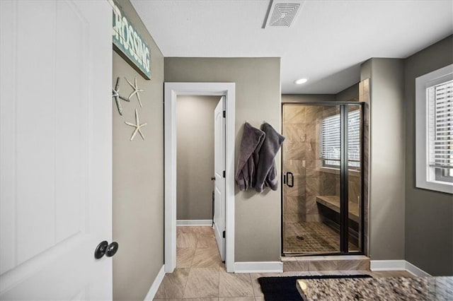 14115 NW 68th St, Parkville, MO 64152 - full bathroom with baseboards and a stall shower
