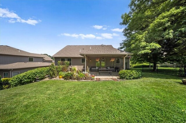 14115 NW 68th St, Parkville, MO 64152 - rear view of property featuring a patio