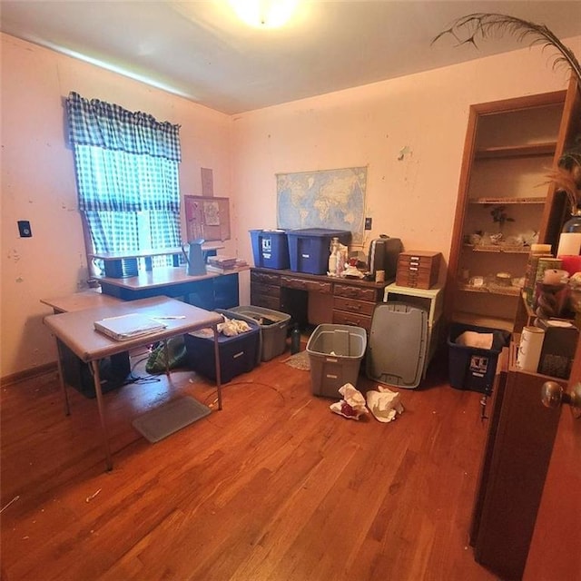503 Hickory St, Richmond, MO 64085 - home office featuring wood finished floors