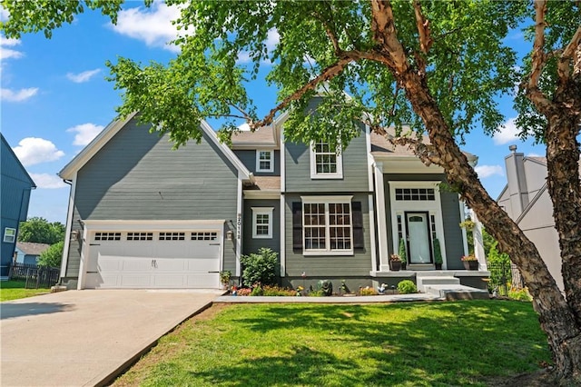 20112 W 220th St, Spring Hill, KS 66083 - traditional-style home with driveway and an attached garage