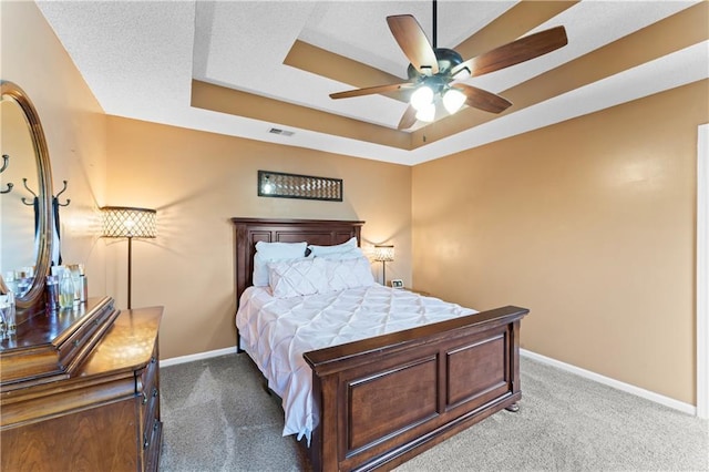 20112 W 220th St, Spring Hill, KS 66083 - carpeted bedroom with a tray ceiling and a ceiling fan