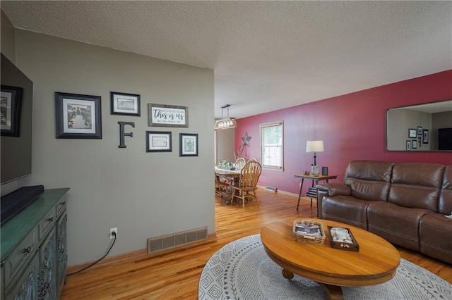 315 Goodrich Dr, Warrensburg, MO 64093 - living area with light wood-style flooring and a textured ceiling