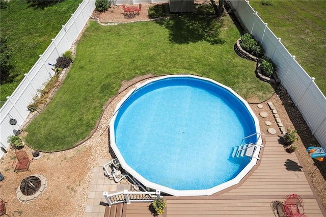 315 Goodrich Dr, Warrensburg, MO 64093 - view of swimming pool with a fenced backyard