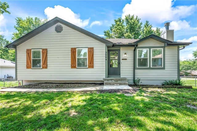 2004 NE Wien Ave, Blue Springs, MO 64029 - single story home featuring a chimney