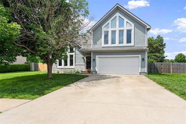 29500 W 184th St, Gardner, KS 66030 - view of front of property featuring concrete driveway, stucco siding, and a garage