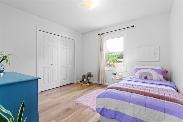 29500 W 184th St, Gardner, KS 66030 - bedroom featuring light wood-style floors and a closet