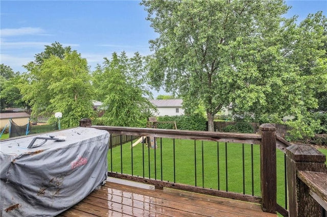 22005 Gracie Dr, Peculiar, MO 64078 - deck with a fenced backyard and a grill