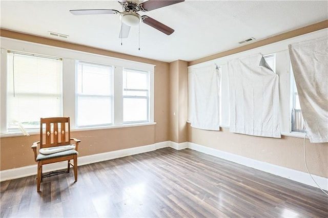 2512 Jules St, Saint Joseph, MO 64501 - unfurnished room featuring wood finished floors and ceiling fan