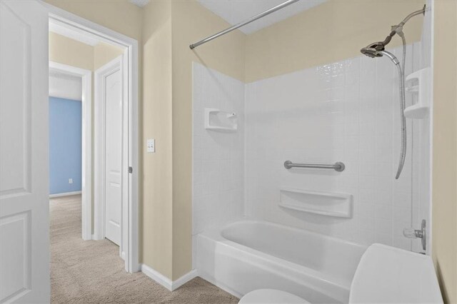 18970 W 115th Ter, Olathe, KS 66061 - bathroom featuring shower / tub combination and toilet