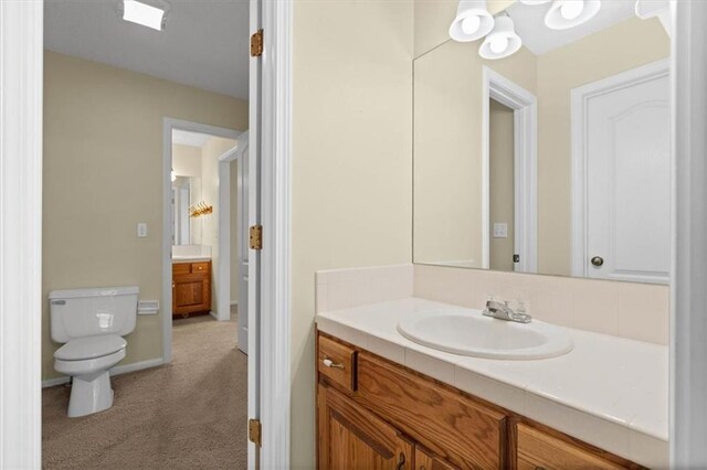 18970 W 115th Ter, Olathe, KS 66061 - bathroom with vanity and toilet