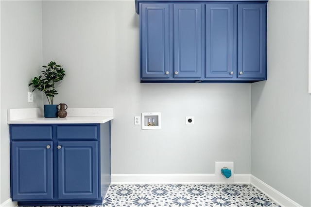 14600 Reinhardt Ln, Leawood, KS 66224 - washroom with hookup for an electric dryer, washer hookup, and cabinet space