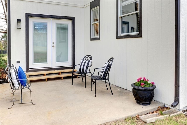 14600 Reinhardt Ln, Leawood, KS 66224 - view of patio featuring french doors