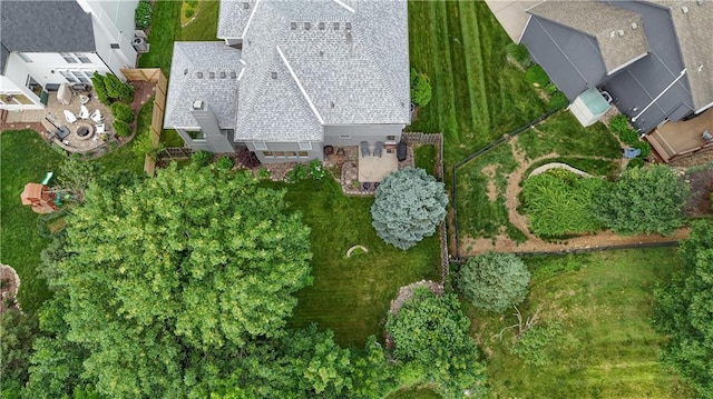 5303 Hallet St, Shawnee, KS 66216 - view from above of property