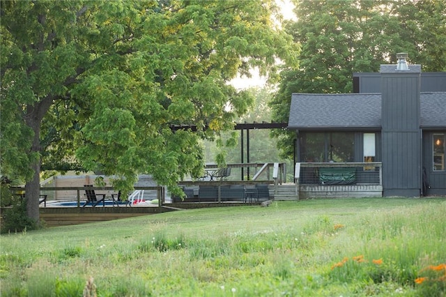 11001 S Perdue Rd, Grain Valley, MO 64029 - view of yard