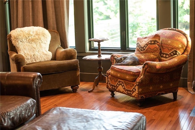 11001 S Perdue Rd, Grain Valley, MO 64029 - sitting room with hardwood / wood-style flooring
