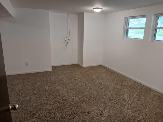 2912 Iva Dr, Independence, MO 64057 - basement with carpet floors and baseboards
