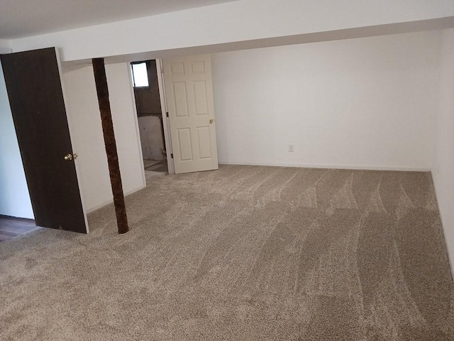 2912 Iva Dr, Independence, MO 64057 - below grade area with carpet