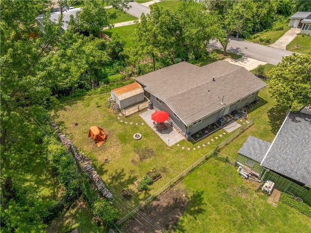 1112 Anderson St, Warrensburg, MO 64093 - aerial view of property and surrounding area