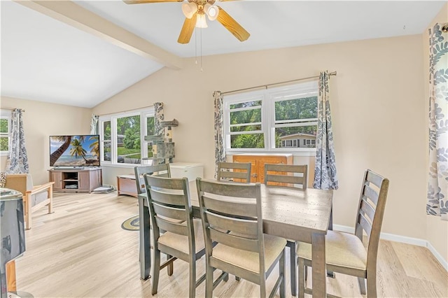1112 Anderson St, Warrensburg, MO 64093 - dining room featuring light wood-style flooring, plenty of natural light, and a ceiling fan