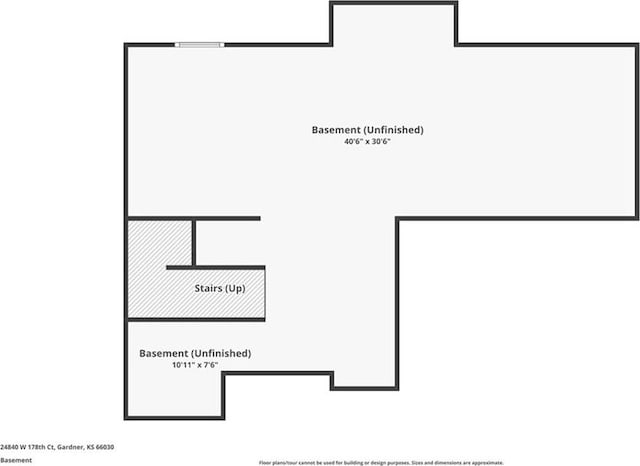 24840 W 178th Ct, Gardner, KS 66030 - view of floor plan / room layout