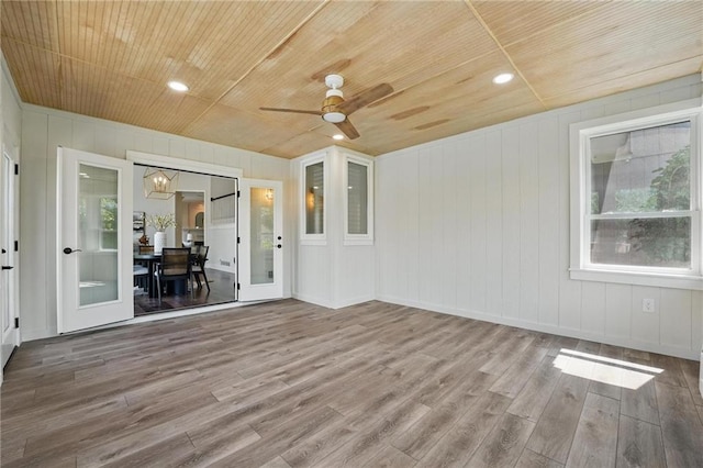 15340 Knox St, Overland Park, KS 66221 - unfurnished sunroom featuring french doors
