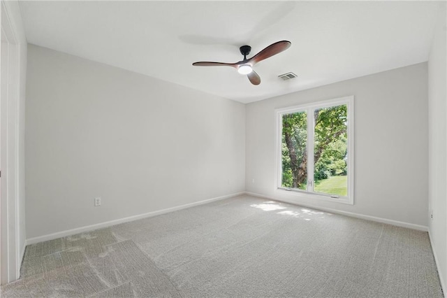 15340 Knox St, Overland Park, KS 66221 - spare room featuring carpet floors and ceiling fan