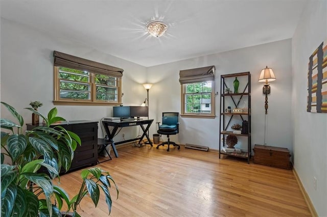 3514 W 47th Pl, Roeland Park, KS 66205 - office with wood finished floors