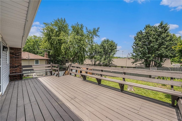 308 E Meadow St, Smithville, MO 64089 - view of wooden terrace