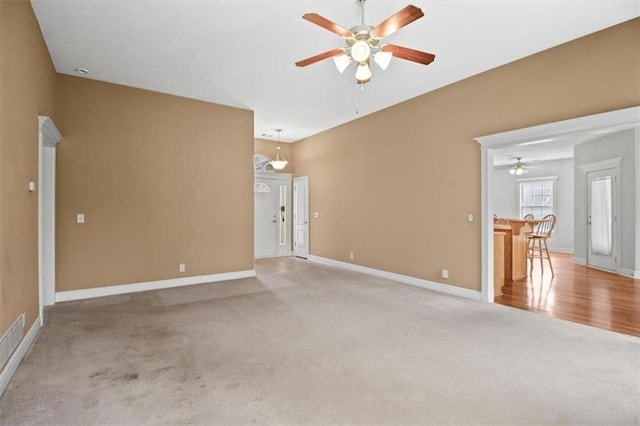 1111 SW 13th St, Oak Grove, MO 64075 - unfurnished room featuring a ceiling fan and carpet flooring