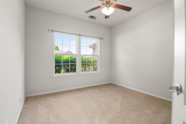 1111 SW 13th St, Oak Grove, MO 64075 - unfurnished room with light colored carpet and a ceiling fan