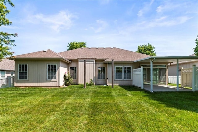 1111 SW 13th St, Oak Grove, MO 64075 - back of property featuring a patio