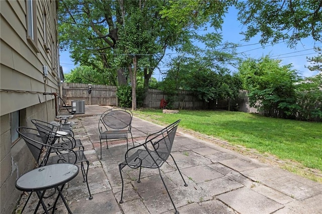 5011 Briar St, Roeland Park, KS 66205 - fenced backyard featuring a patio