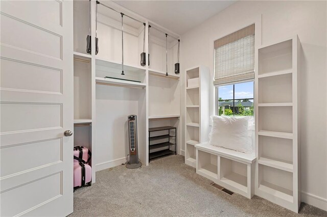 11807 S Kenton St, Olathe, KS 66061 - walk in closet featuring light colored carpet