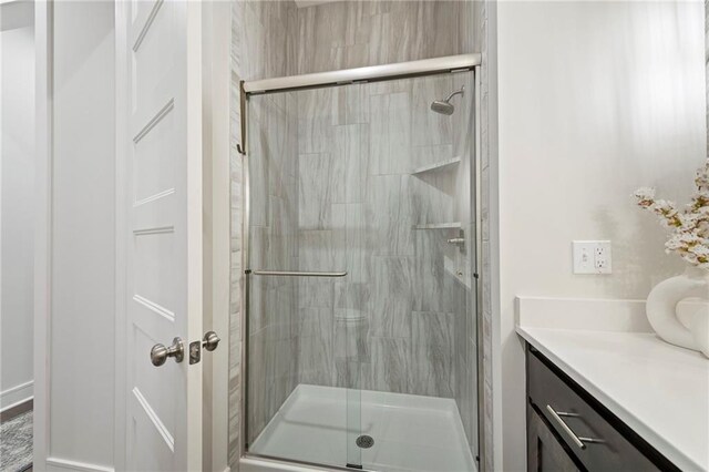 11807 S Kenton St, Olathe, KS 66061 - full bath featuring a shower stall and vanity